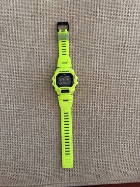G-Shock Neon Green Digital Sport Watch with Black Dial Accents